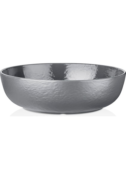 M11725.G - Tilda Matt 2'li Gri Kase Seti 25 Cm, Thermoset Melamin