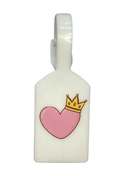 Kalp Tasarım Bavul Etiketi