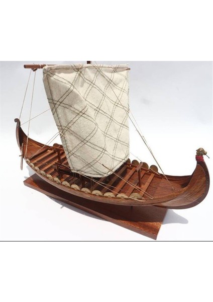 Gianhien FB0011W45 Viking Clınker Hull Yelkenli Gemi Maketi fiyatları