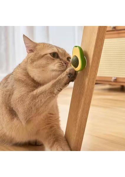 Doğal Kedi Nanesi Avokado Oyuncak 360° Döner Catnip & Kedi Çimi fırsatları