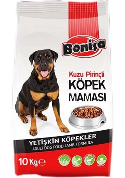 Kuzu Etli Pirinçli Köpek Maması 10 kg