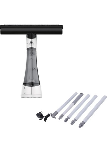 Şarjlı 140ML Su Tanklı LED Işıklı Vakumlu Pencere Temizleme Cihazı fırsatları