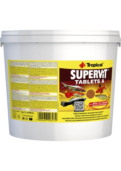 Supervit Tablets A 50 Adet Balık Yemi fiyatları