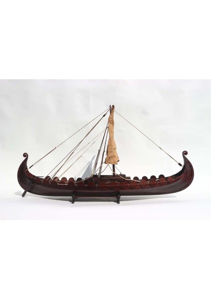 Gianhien FB0021W80 Oseberg Viking Fargag Ahşap Hazır Yelkenli Gemi Maketi fırsatları