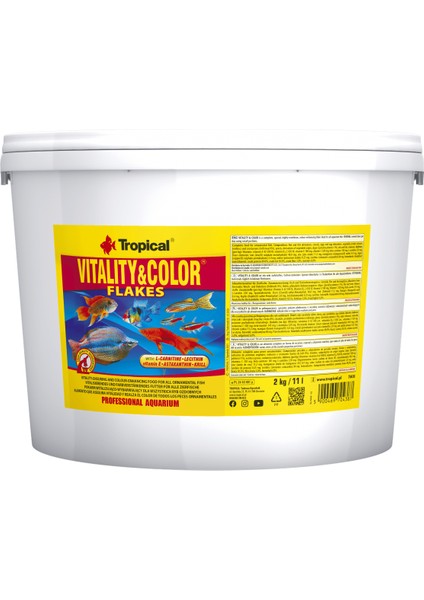 Vitality Color Flakes 250 gr Balık Yemi fiyatları