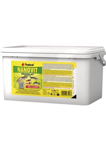 Nanovit Granulat 250 gr Balık Yemi fiyatları
