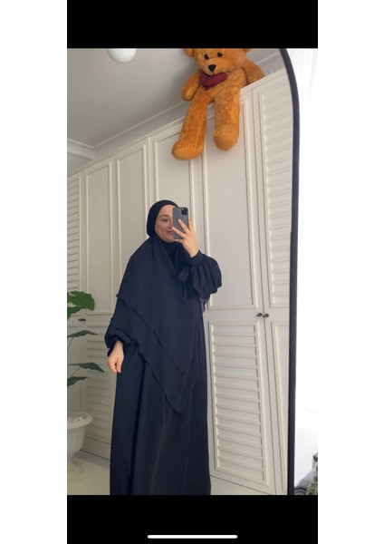 Kol Bağlamalı Elbise 3 Katlı Uzun Sufle