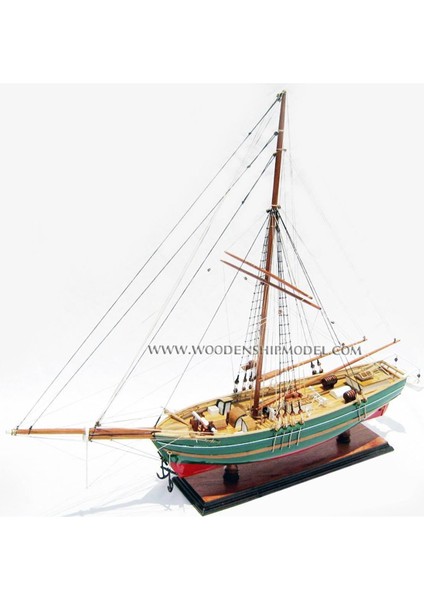 Gianhien TS0054P Gjoa Ahşap Hazır Yelkenli Gemi Maketi