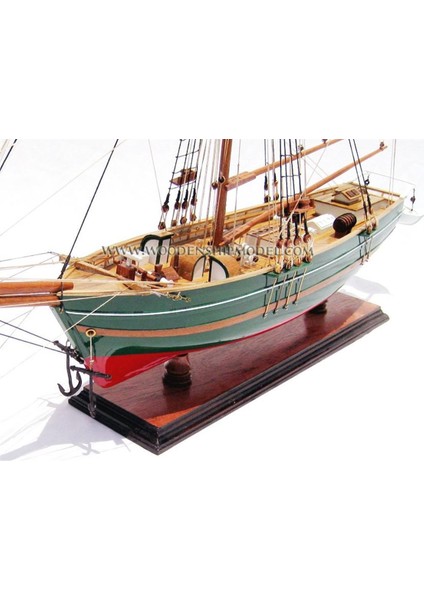 Gianhien TS0054P Gjoa Ahşap Hazır Yelkenli Gemi Maketi modelleri