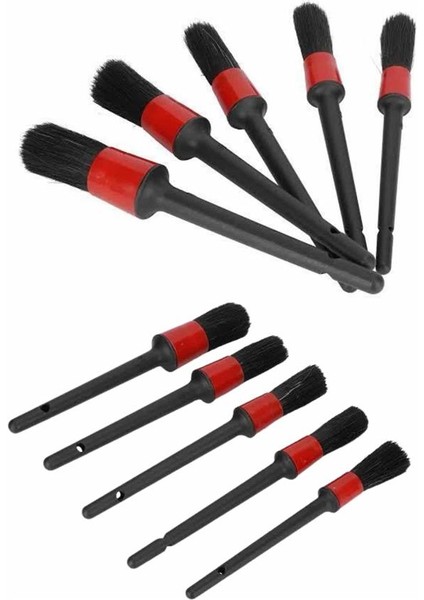 Msa-Shop 5 Parça Araç Içi Temizlik Fırçası Araç Içi-Dışı Temizleme Fırça Seti