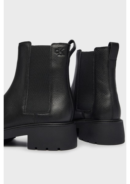 Elastik Yan Bantlı Deri Bot YW0YW02072BEH Bayan Bot YW0YW02072 Beh indirimleri