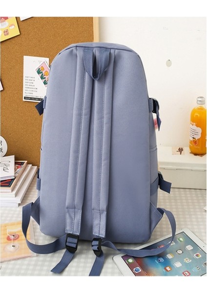 Ortaokul Karikatür Çok Parçalı Okul Çantası Büyük Kapasiteli Sırt Çantası Sırt Çantası (Yurt Dışından) indirimleri