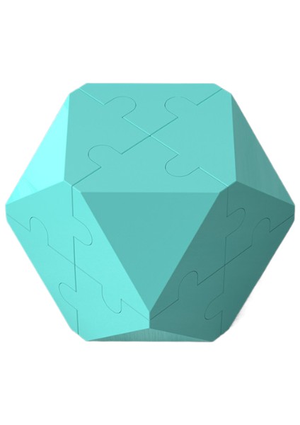3D Akıllı Rubik Küp Bulmaca Blok Bulmaca Stres Giderici Oyuncak Hediye (Yurt Dışından)