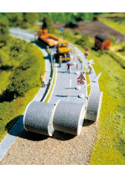 60470 Şehirdışı Yol Zemini, Gri, 100X5.8 Cm.2 Rulo Diorama Malzemesi