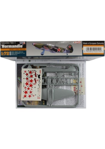 B019 1/72 Ölçek, Yakovlev Yak-1m Normandiya Savaş Uçağı, Plastik Model Kiti fiyatları
