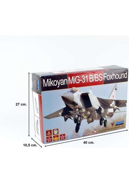 Amk 88008 1/48 Ölçek, Rus Mig-31 B/bs Foxhound, Savaş Uçağı, Plastik Model Kiti indirimleri
