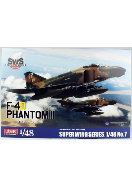 48-07 1/48 Ölçek, F-4d Phantom Iı Savaş Uçağı, Plastik Model Kiti