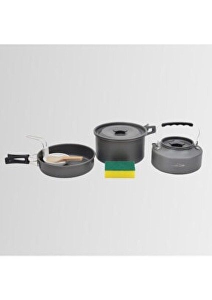 Tencere Tava Çaydanlık Seti Siyah Yüksek Kaliteli Eroksal Alüminyum 2-3 Kişilik indirimleri
