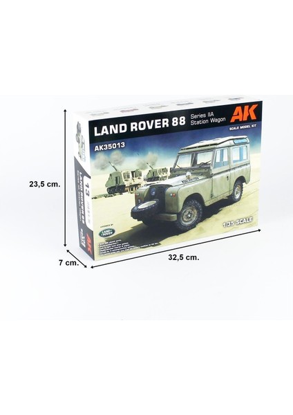 Ak 35013 1/35 Ölçek, Land Rover 88 Series Iıa (Steyşın Vagon), Askeri Araç Plastik Model Kiti indirimleri