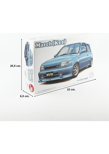 ID-295 04736 1/24 Ölçek, Nissan March (K11) Nismo, Otomobil Plastik Model Kiti indirimleri