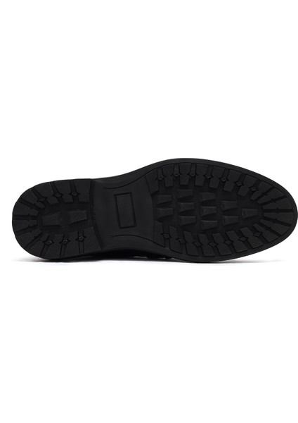 Erkek Siyah Deri Casual Loafer 25WFD710318 fırsatları