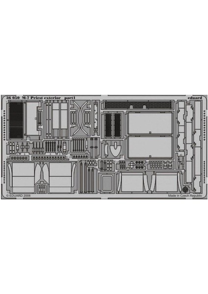 36050 1/35 Ölçek, M-7 Dış Detay Seti - Std.photo Etched S