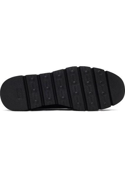 Kadın Siyah Dolgu Topuklu Deri Comfort Loafer 25AFD154118 fırsatları