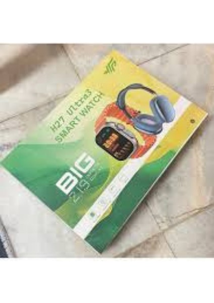 H27 Ultra Akıllı Saat Seti – Kulak Üstü Bluetooth Kulaklık + 3 Kordonlu Premium fırsatları