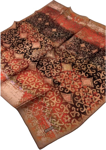 Nostalji Serisi Sura Ipek Eşarp 8022DS-01