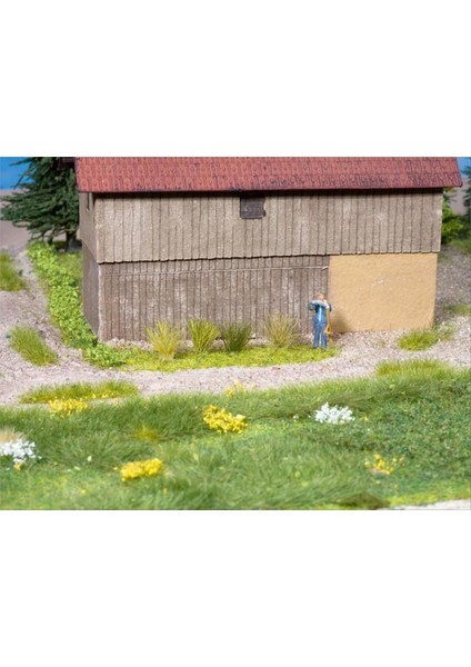 7043 Çim Öbekleri, Sarı Flok Çiçekler, Mini Set Xl, 42 Adet, 9 mm Diorama Malzemesi fiyatları