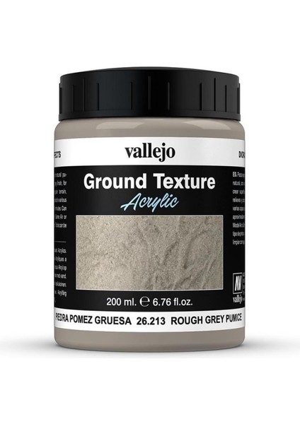 26213 200 Ml. Grey Pumice, Iri Taneli Zemin Dokusu