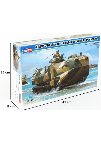Hobbyboss 82410 1/35 Ölçek, AAVP-7A1 Amfibi Hücum Aracı, Plastik Model Kiti fırsatları