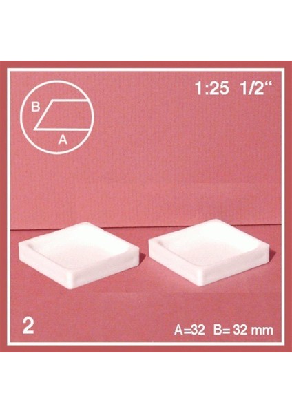 577091 1/25 Ölçek, Duş Teknesi -Beyaz -2 Adet