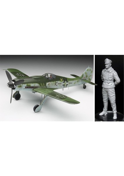 8251 1/32 Ölçek, Focke-Wulf FW190D-9 Barkhorn ve Figürü, Savaş Uçağı (Limited Edition) Plastik Model Kiti fiyatları