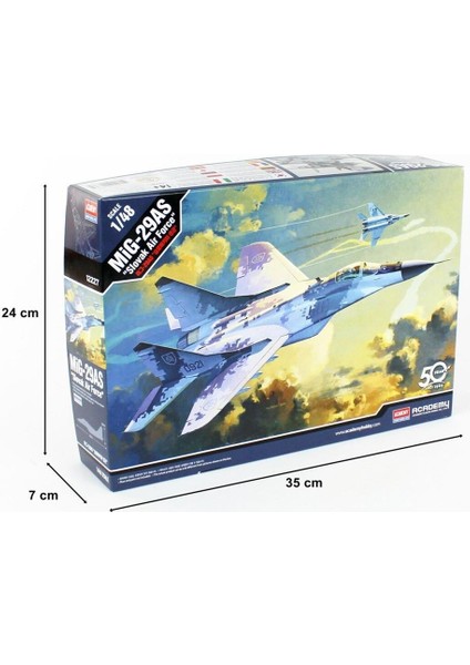12227 1/48 Ölçek, MIG-29AS Slovak Hava Kuvvetleri Savaş Uçağı, Plastik Model Kiti indirimleri