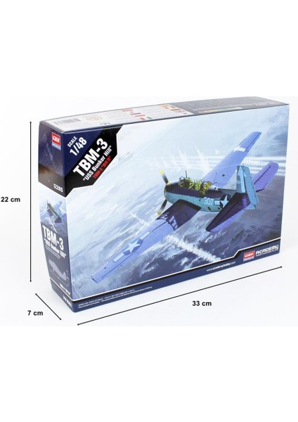 12285 1/48 Ölçek, Tbm-3 (Uss Bunkerhill) Savaş Uçağı, Plastik Model Kiti indirimleri