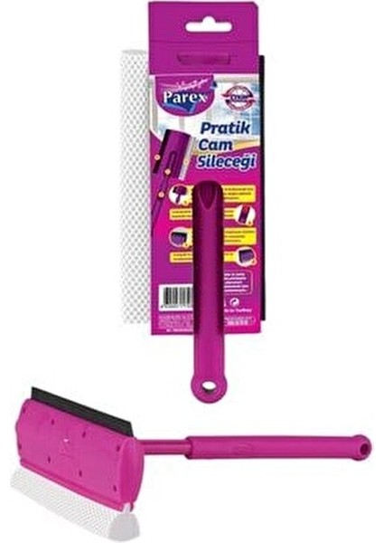 Pratik Cam Sileceği Mor Renkli Ergonomik Tasarım 24,5 x 8 cm Esnek Kauçuk Başlık fiyatları