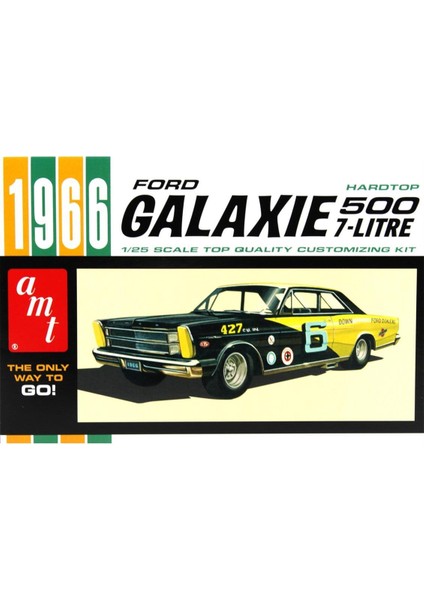 904 1/25 Ölçek, 1966 Ford Galaxie Araba, Plastik Model Kiti
