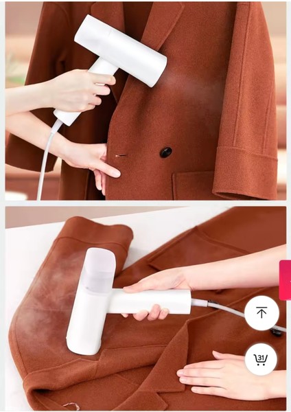 Taşınabilir El Tipi Portatif Seyahat Dikey Buharlı Ütü, 1200W, Kırışıklık Giderici