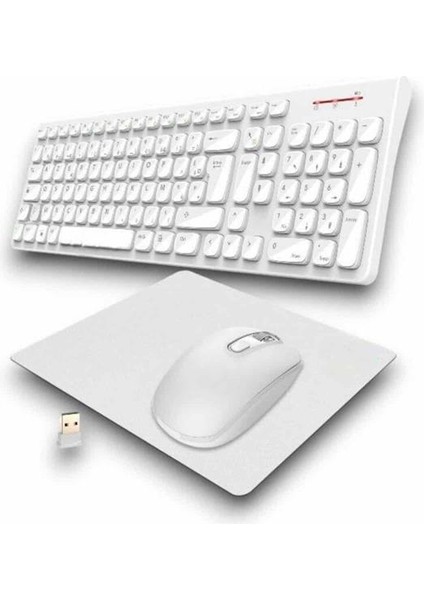 Msa-Shop 2.4 Ghz Wireless Kablosuz Klavye Mouse Seti Tv Pc Uyumlu indirimleri