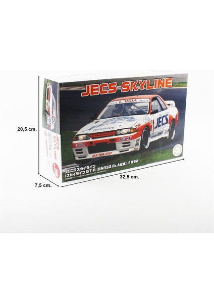 ID-299 04746 1/24 Ölçek, Nissan Jecs Skyline (Skyline Gt-R [BNR32 Gr.a]) 1992, Yarış Aracı Plastik Model Kiti indirimleri