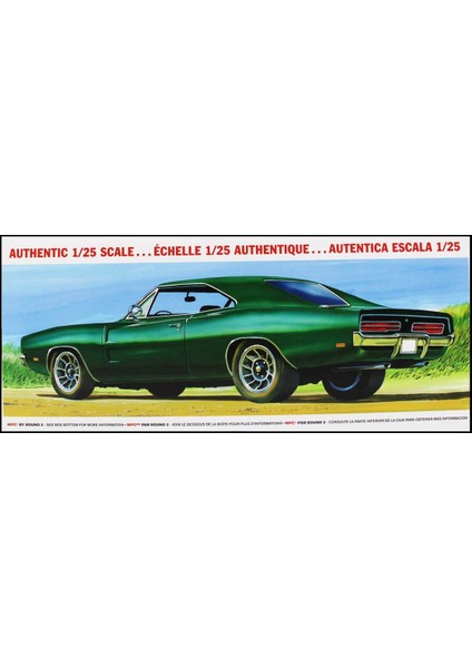 878M 1/25 Ölçek, 1969 Dodge Country Charger R/t Araba, Plastik Model Kiti fiyatları