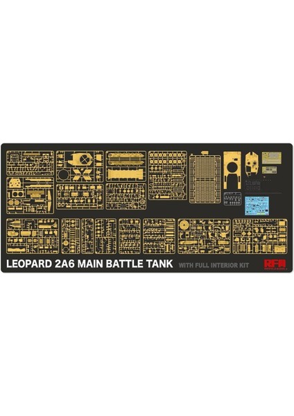 5066 1/35 Ölçek, Leopard 2A6 Ana Muharebe Tankı, Iç Detaylı, Plastik Model Kiti fiyatları
