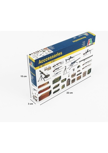 0407S 1/35 Ölçek, Silahlar ve Mühimmatlar, Plastik Model Kiti modelleri