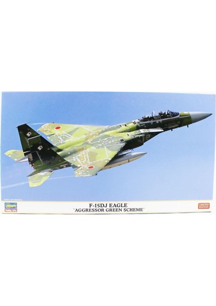 2460 1/72 Ölçek, F-15DJ Eagle (Aggressor Green Scheme), (Limited Edition), Savaş Uçağı Plastik Model Kiti