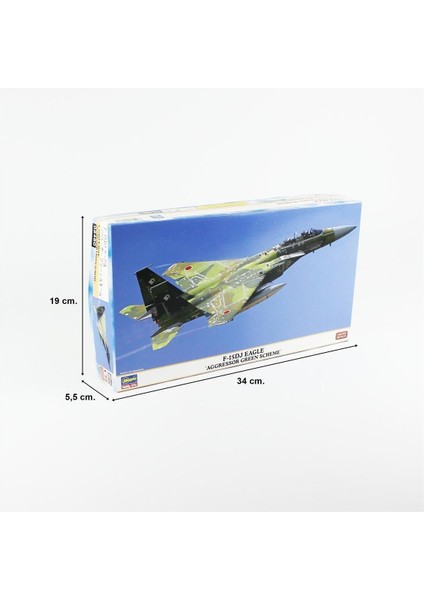 2460 1/72 Ölçek, F-15DJ Eagle (Aggressor Green Scheme), (Limited Edition), Savaş Uçağı Plastik Model Kiti indirimleri