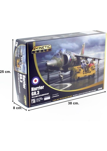 K48139 1/48 Ölçek, Harrier Gr.3 (Falklands 40TH Anniversary) Savaş Uçağı, Plastik Model Kiti indirimleri