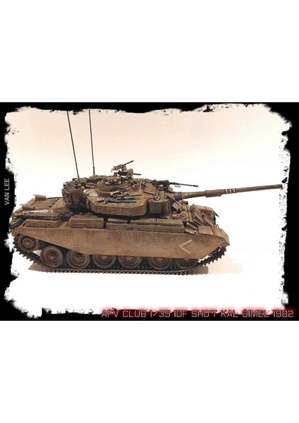 AF35267 1/35 Ölçek, Idf Shot Kal Gımel 1982 Tankı, Plastik Model Kiti modelleri