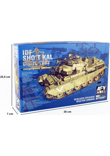 AF35267 1/35 Ölçek, Idf Shot Kal Gımel 1982 Tankı, Plastik Model Kiti indirimleri