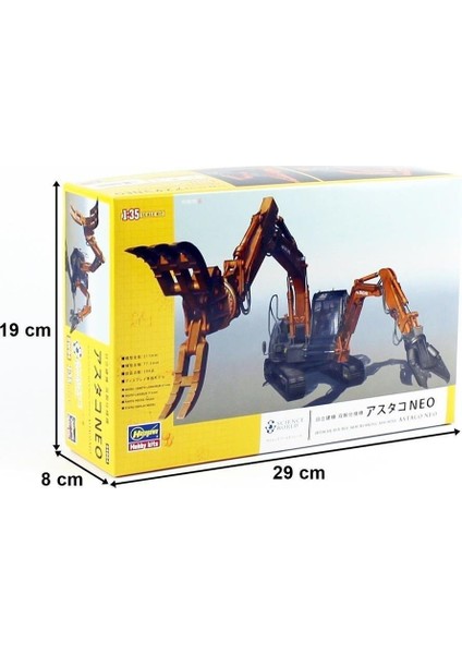 SW04 54004 1/35 Ölçek, Hitachi Astaco Neo Çift Bomlu Ekskavatör, Plastik Model Kiti indirimleri
